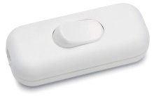 Sladdströmbrytare Vit